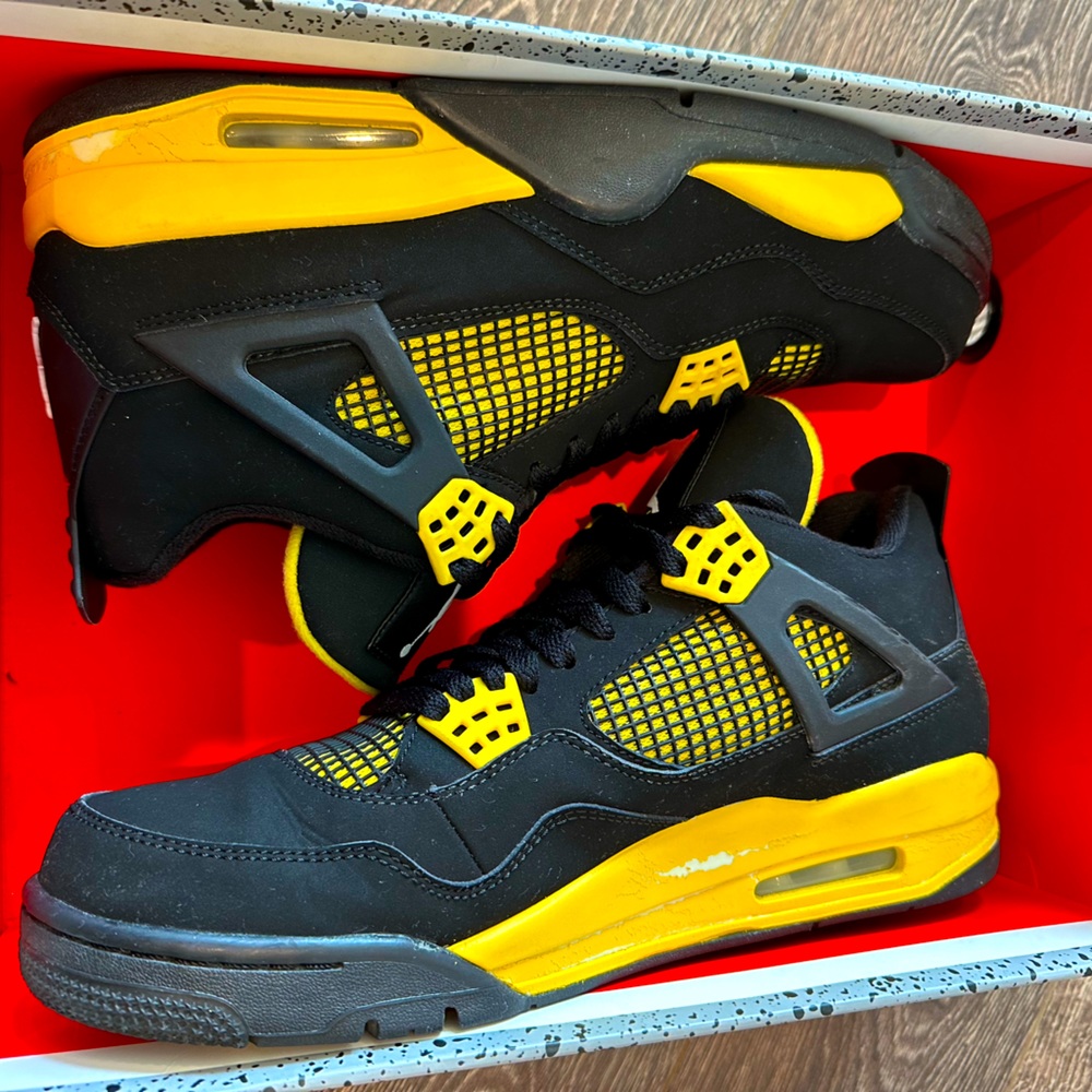 Nike Air Jordan 4 Retro Low Thunder 2012 - Men's Size 10